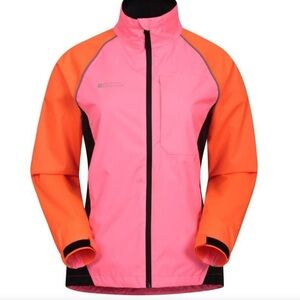 Mountain warehouse Women's Pink and Orange Waterproof ski Jacket size 6